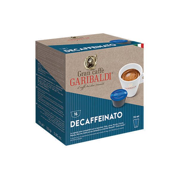 DOLCE GUSTO Coffee capsules GRAN CAFFE GARIBALDI Decaffeinato, 16